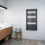 Полотенцесушитель электрический Terma Dexter One 122х50 см, черный матовый (WWDEN122050 K9M5E8P) - Фото 2